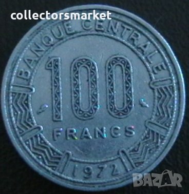 100 франка 1972, Камерун, снимка 1