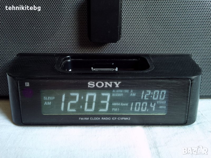 ⭐⭐⭐ SONY ICF-C1iPMK2 DREAM MACHINE ⭐⭐⭐ Докинг станция с цифров тунер и АUX, 2 х 3 вата, снимка 1