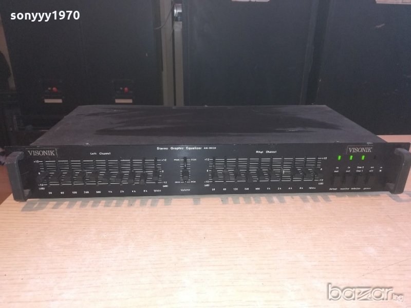 visonik ak-8020-equalizer-made in japan-внос швеицария, снимка 1