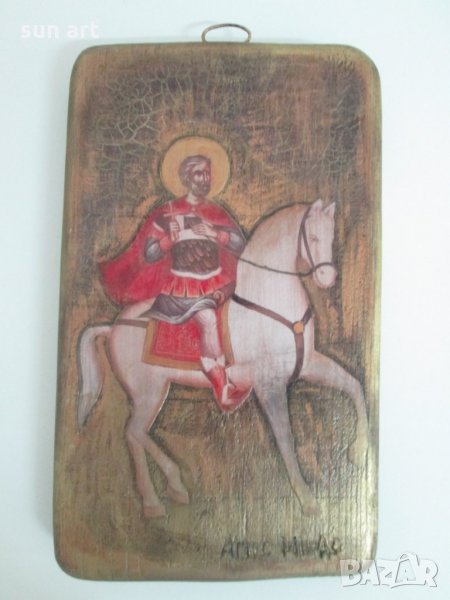 икона Свети Мина, снимка 1