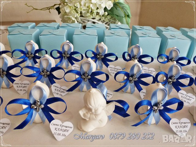 Ангелчета с кутийки - подаръчета за гости за кръщене синьо в Подаръци за  кръщене в гр. Пловдив - ID22226897 — Bazar.bg