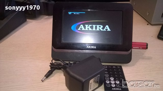 Akira-cd/dvd/usb/card+adapter+remote-внос швеицария, снимка 4 - Плейъри, домашно кино, прожектори - 14680247