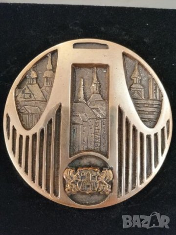 Плакет - бронз. , снимка 2 - Колекции - 25976752