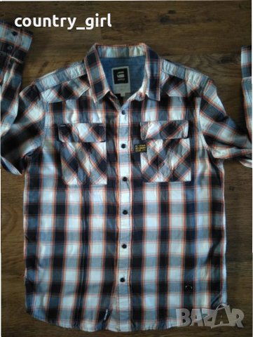 g-star deck windsor shirt - страхотна мъжка риза КАТО НОВА , снимка 5 - Ризи - 25424374