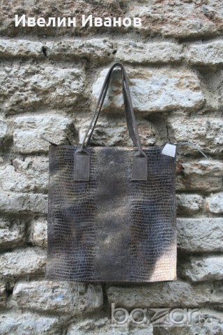 дамска чанта естествена кожа тип торба, снимка 9 - Чанти - 19428544