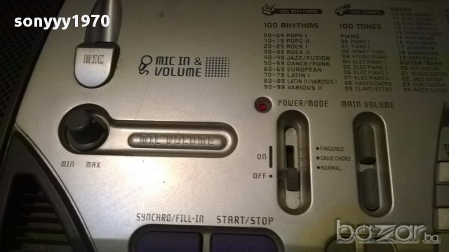Casio ctk-496 midi-100 song bank & microphone mix-внос швеицария, снимка 11 - Синтезатори - 12897239