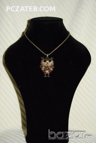 Метално колие "Бухал", снимка 1