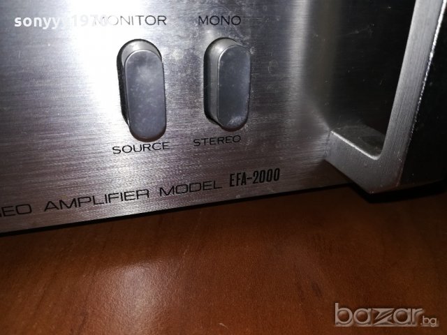 eurofunk stereo amplifier model efa2000-made in japan, снимка 16 - Ресийвъри, усилватели, смесителни пултове - 20850630
