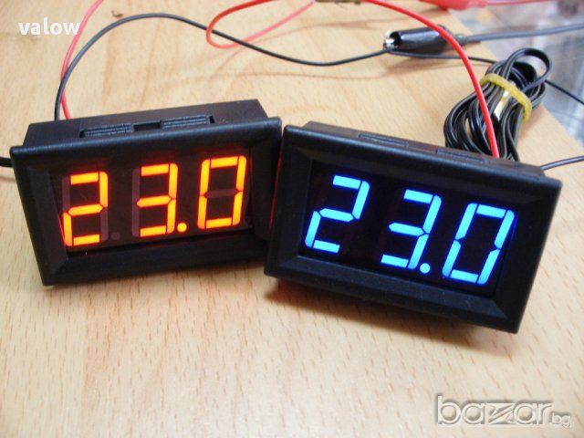 Цифров термометър със сонда (панелен) -50 - 110 ° C, снимка 2 - Други инструменти - 9634162