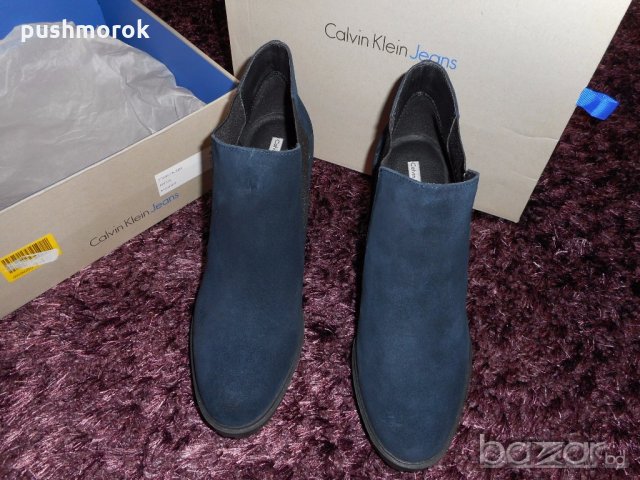 Calvin Klein Jeans Sydney suede, снимка 2 - Дамски боти - 19989844