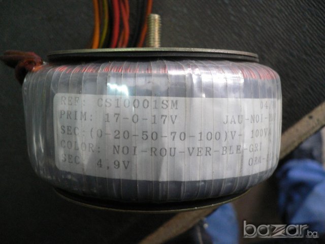 Изходен трансформатор от 100V усилвател, снимка 5 - Други - 20862280