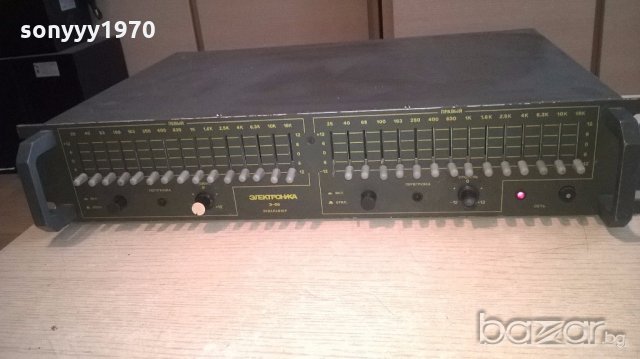 антика-електроника-руски еквалаизер-ретро колекция, снимка 7 - Ресийвъри, усилватели, смесителни пултове - 18304267