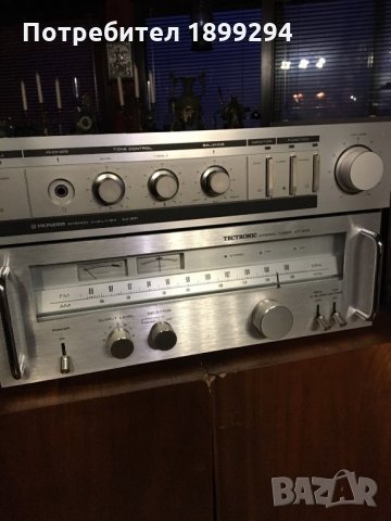 Усилвател Pioneer и тунер Tectronic/Sansui/, снимка 3 - Ресийвъри, усилватели, смесителни пултове - 26115403