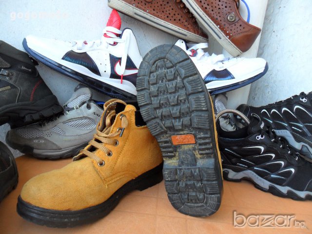 туристически унисекс боти 39 - 40, половинки, 100% естествена кожа, GOGOMOTO.BAZAR.BG®, снимка 8 - Спортни обувки - 14019395
