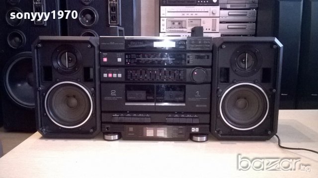 Sharp cd-x9g-голям двукасетъчен-внос швеицария, снимка 3 - Ресийвъри, усилватели, смесителни пултове - 14416490