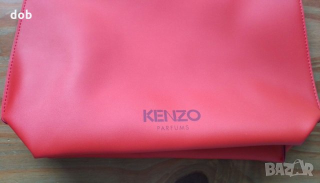 Нова кожена червена чанта Kenzo tote bag оригинал, снимка 6 - Чанти - 22846117