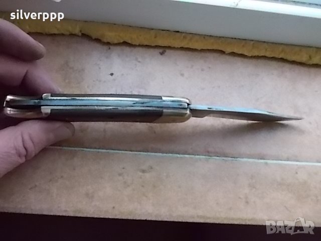  Масивен сгъваем нож , снимка 4 - Антикварни и старинни предмети - 23723763
