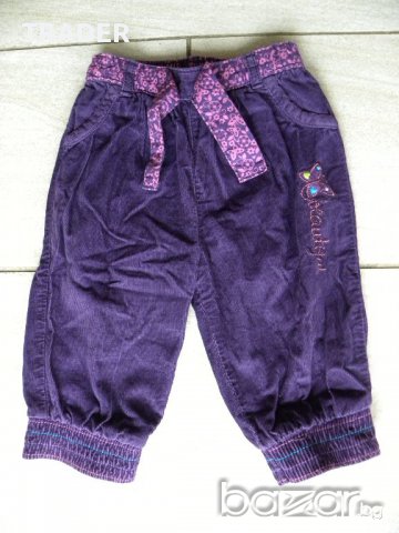 Бебешки джинси George, подплатени, 6-9 месеца , снимка 1 - Панталони и долнища за бебе - 12373539