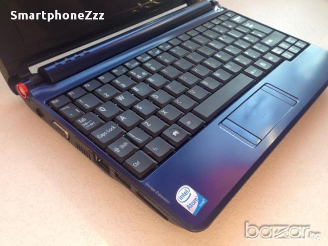 8.9" Acer Aspire One Zg5 Blue Intel Atom N270 1.60ghz/1024mb DDR 2/120гб/ Wi-fi/1024 х 600/ , снимка 4 - Лаптопи за дома - 10725763