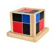  Montessori Binomial Cube Монтесори Биномно Магическо Кубче дървени играчки, снимка 1 - Образователни игри - 24999943