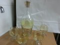 Ретро сервиз за ракия с златен кант, снимка 5