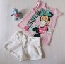Блузка и къси панталони Disney и TU 5-6 години, снимка 1 - Детски Блузи и туники - 21767170