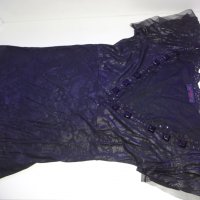 M/L размер Pina Fly блуза, черна, камъни – M/Lразмер, снимка 1 - Корсети, бюстиета, топове - 25034796