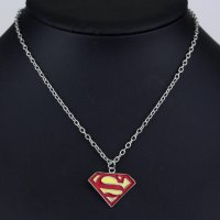 Superman колие с логото на героя(Супермен), снимка 2 - Колиета, медальони, синджири - 22007051
