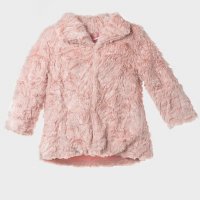 Пухкаво палто за момиче Миноти, снимка 1 - Детски якета и елеци - 23961922