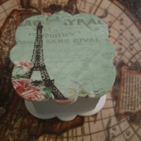 "Айфеловата Кула"- дървена кутийка от Франция, снимка 1 - Други стоки за дома - 21372446