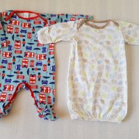 Чувалче за сън и ромпър 0-3 месеца, снимка 1 - Бебешки пижами - 24433568