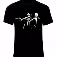 Междузвездни Войни Криминале Star Wars Pulp Fiction Darth Vader Funny Тениска Мъжка/Дамска S до 2XL, снимка 1 - Тениски - 14036672