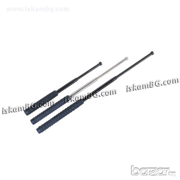 Сгъваема палка за самозащита - ЧЕРНА код 0207, снимка 1