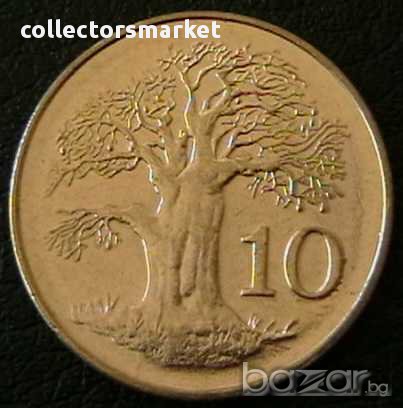10 цента 2001, Зимбабве, снимка 1