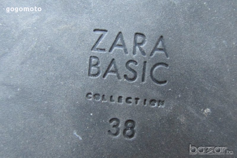 дамски боти ZARA®  BASIC original, N- 38, 100% естествена кожа,GOGOMOTO.BAZAR.BG®, снимка 1