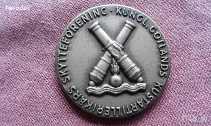 Шведски ВОЕННОМОРСКИ орден, медал, знак, плакет , снимка 1