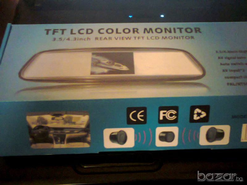 Tft display огледало дисплей с камера , снимка 1