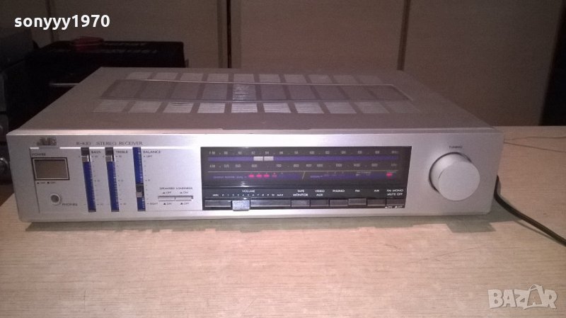 jvc r-k10 stereo receiver-made in japan-внос швеция-380w, снимка 1