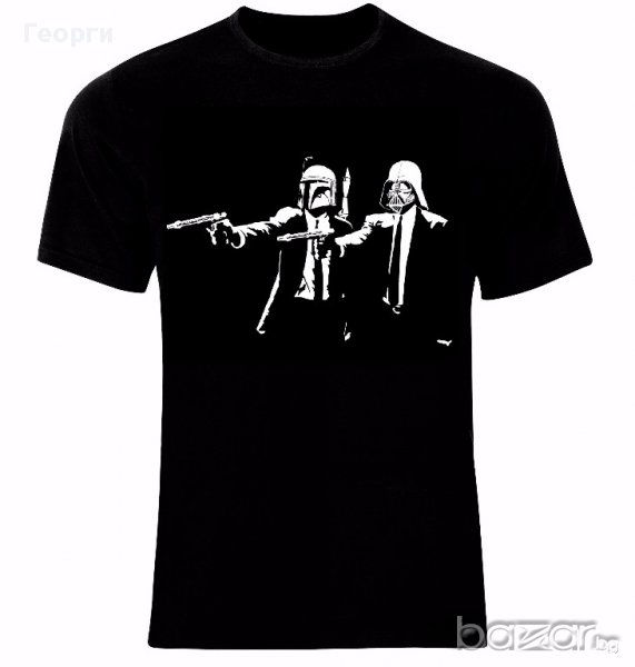 Междузвездни Войни Криминале Star Wars Pulp Fiction Darth Vader Funny Тениска Мъжка/Дамска S до 2XL, снимка 1