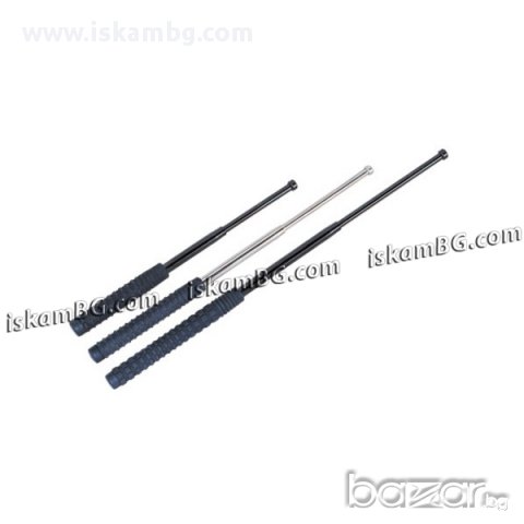 Сгъваема палка за самозащита - ЧЕРНА код 0207