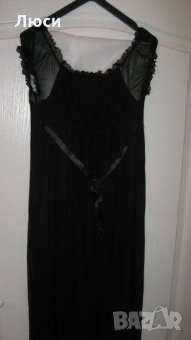 рокля черна-ефирна, снимка 6 - Рокли - 23703593