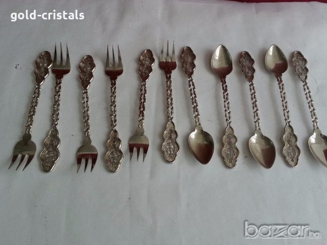  вилици и лъжици филигран, снимка 17 - Антикварни и старинни предмети - 19994504