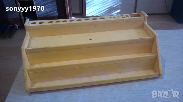 ретро колекция-43х21х16см-пвц-поставка за колби, снимка 2 - Колекции - 23177977