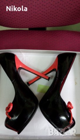 Обувки Stella Marco на висок ток 10см, снимка 4 - Дамски обувки на ток - 23761680