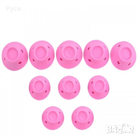 Силиконови ролки за коса Peco Roll, снимка 4 - Аксесоари за коса - 21620898