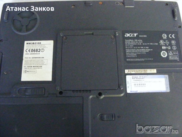 Лаптоп за части  Acer Travelmate 290 номер 2, снимка 4 - Части за лаптопи - 19693107