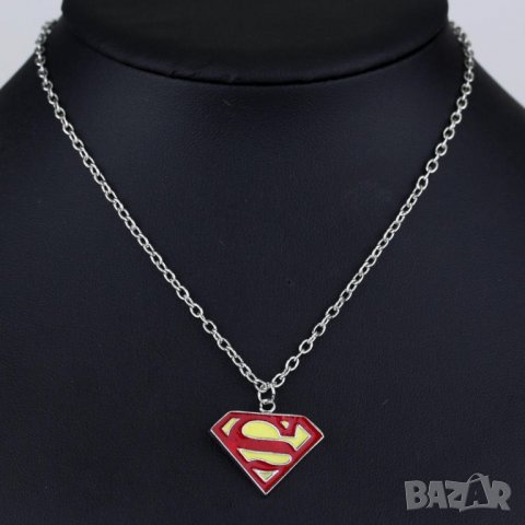 Superman колие с логото на героя(Супермен), снимка 2 - Колиета, медальони, синджири - 22007051