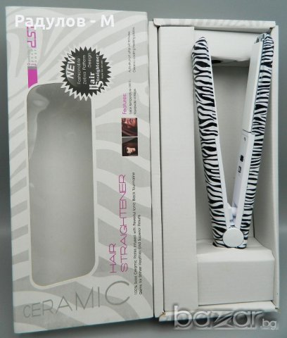Преса за коса за изправяне керамична Pritech ТВ 662 тигрова, снимка 1 - Преси за коса - 21424350