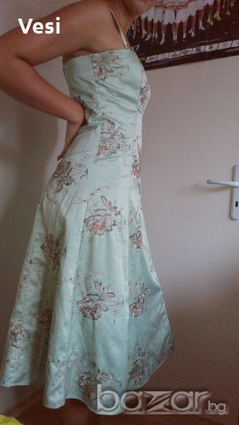 Копринена рокля, снимка 3 - Рокли - 19057431