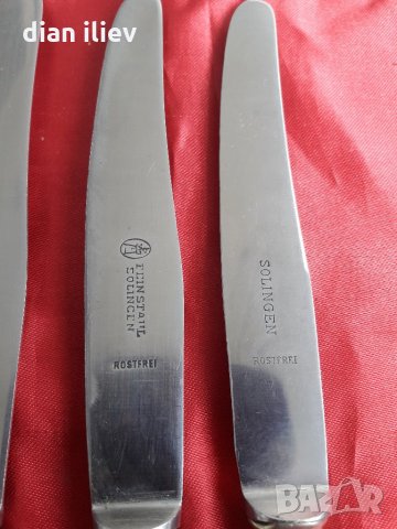 Стари трапезни ножове-Солинген , снимка 13 - Антикварни и старинни предмети - 24998299